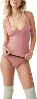 Майка Seamless V-Neck Cami Free People, цвет Wind Blush