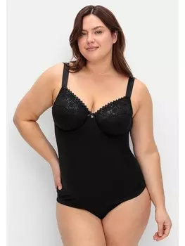 Майка sheego BH Hemd, черный