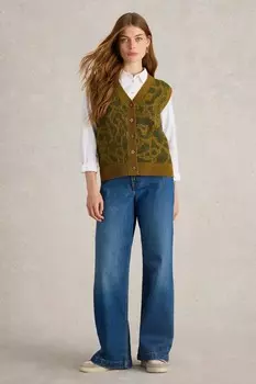 Майка Sidney sparkle White Stuff, зеленый