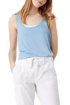 Майка - Синий - Классический крой QS by s.Oliver