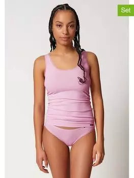 Майка Skiny, цвет rosa/wei