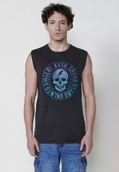 Майка SLEEVELESS Koroshi, черный