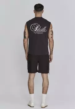 Майка SLEEVELESS SIKSILK, коричневый
