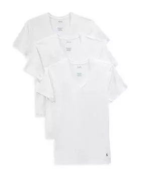 Майка Slim Fit с V-образным вырезом, упаковка из 3 шт. Polo Ralph Lauren