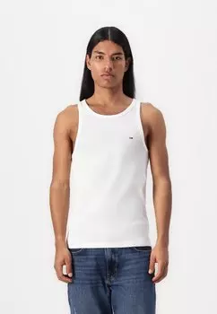 Майка SLIM FLAG TANK Tommy Jeans, слоновая кость