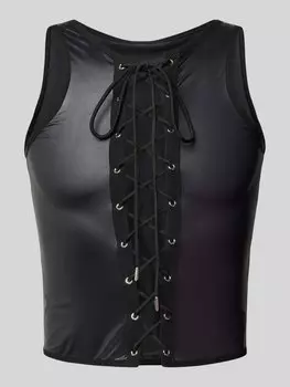 Майка со шнуровкой модель «Night Universe» HOM, черный