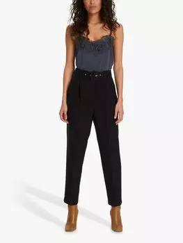 Майка Soaked In Luxury Clara с кружевной отделкой, индийские чернила