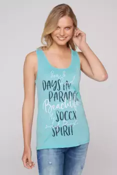 Майка SOCCX, цвет Coast Blue