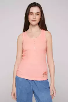 Майка SOCCX, хлопок, цвет Peach Pearl