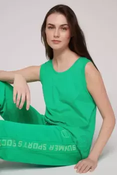 Майка SOCCX, зеленый