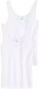 Майка Speidel (2 шт.), без раздражающих боковых швов, белый