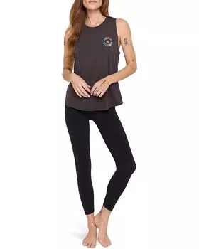 Майка Spiritual Gangster Rainbow Jade Tank, цвет Heather Grey