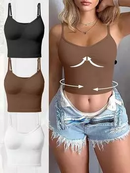 Майка спортивная Yoga Basic женская, 3 штуки