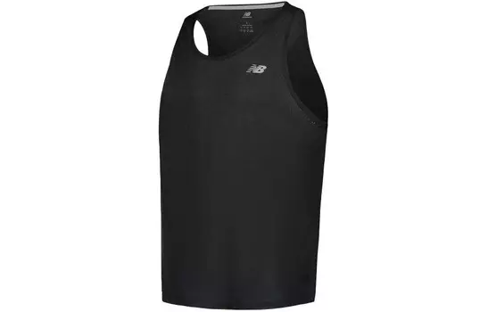 Майка спортивный мужской черный New Balance, черный