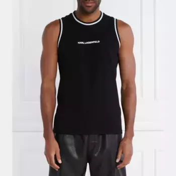 Майка стандартного кроя Karl Lagerfeld, черный