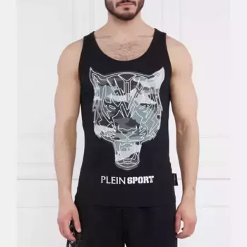 Майка стандартного кроя Plein Sport, черный