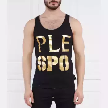 Майка стандартного кроя Plein Sport, черный