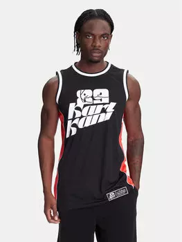Майка стандартного кроя Signature Colorblock Basketball PD00005368 Karl Kani, черный