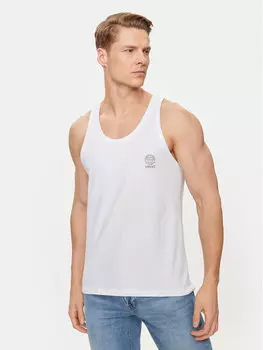 Майка стандартного кроя Versace, белый