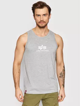 Майка стандартной посадки Alpha Industries, серый