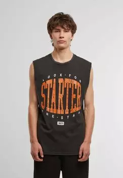 Майка STARTER SLEEVELESS WASHED, черный