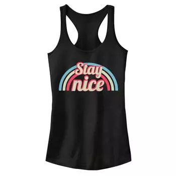 Майка Stay Nice Rainbow для юниоров, черный