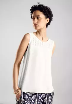 Майка STREET ONE из мягкой вискозы, кремовый