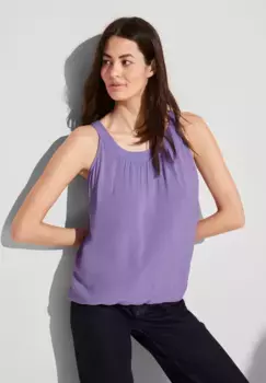 Майка STREET ONE с эластичным поясом, цвет Bellflower Lilac