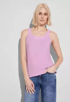 Майка STREET ONE с эластичным поясом, цвет Cherry Blossom Rose