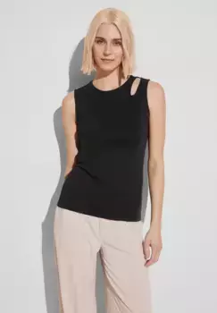 Майка STREET ONE с круглым вырезом, черный