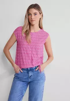 Майка STREET ONE с круглым вырезом, цвет Smell Of Rose