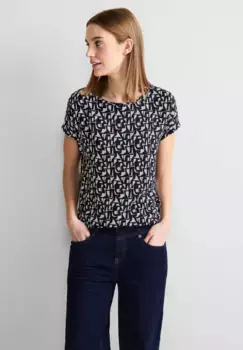 Майка STREET ONE с круглым вырезом, синий