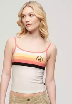 Майка Superdry "ESSENTIAL BRANDED CAMI TOP", коралловый