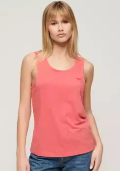 Майка Superdry "SCOOP NECK TANK", коралловый