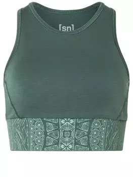 Майка supernatural Merino Bra ARABESQUE LF, зеленый