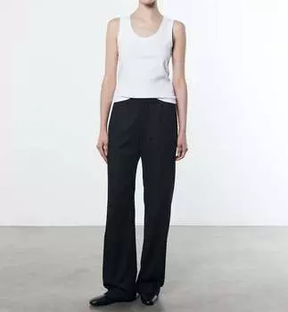 Майка Supima Knit U белого цвета Enza Costa