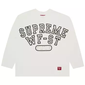 Майка Supreme Athletic Studded Long-Sleeve Top, белый