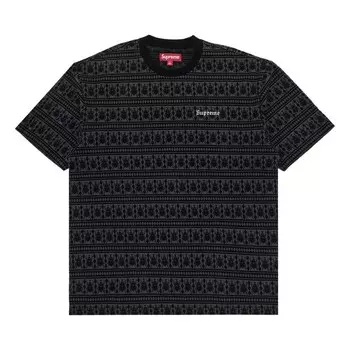 Майка Supreme Jacquard Scarab Short-Sleeve Top, черный