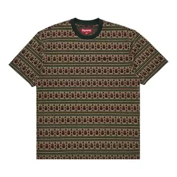 Майка Supreme Jacquard Scarab Short-Sleeve Top, оливковый