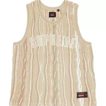 Майка Supreme x Coogi Basketball, бежевый