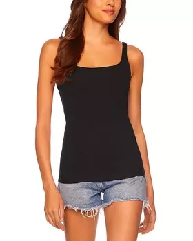 Майка Susana Monaco с квадратным вырезом, черный