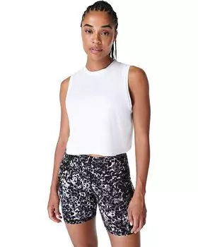 Майка Sweaty Betty Breathe Easy Crop Muscle Tank, белый
