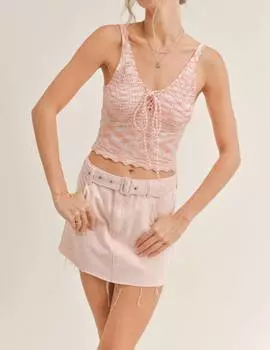 Майка-свитер Creamsicle в оранжевом цвете Multi Sadie & Sage