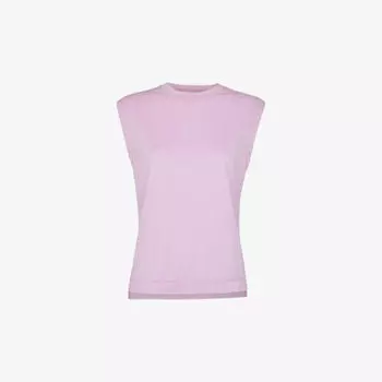 Майка свободного кроя из эластичного переработанного полиэстера Whistles, розовый