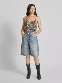 Майка свободного покроя из чистой вискозы модель «NOVA LIFE» Only, песочный