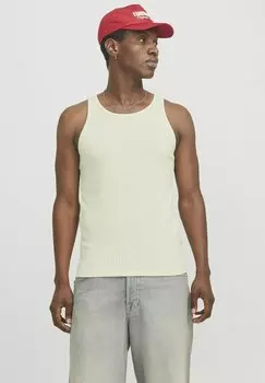 Майка TANK EINFARBIG RUNDHALSAUSSCHNITT Jack & Jones, бежевый