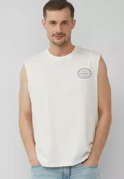 Майка TANK MIT PRINT s.Oliver, кремовый