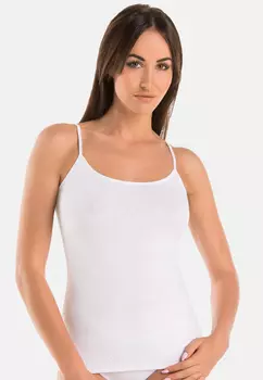 Майка Teyli Dnn geschnrtes mit Rundhalsausschnitt Layla, белый