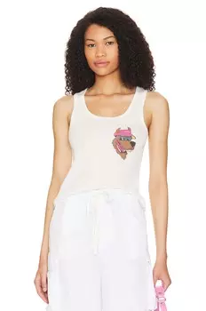 Майка The Laundry Room Beer Wolf Sport Rib, белый