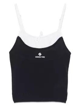 Майка тонкой вязки SHUSHU/TONG, синий